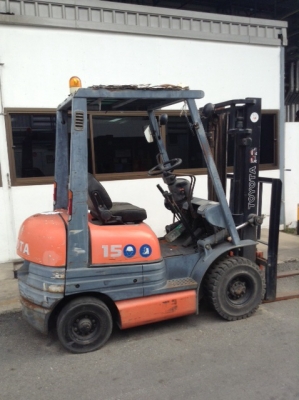 +++ ขายโฟล์คลิฟท์  TOYOTA   รุ่น 6FG15    ขนาด 1.5 ตัน  เครื่องยนต์เบนซิน  เสา  3  เมตร  เกียร์ธรรมดา  งา 1,070  มม. ยางตัน  *** รถสภาพดี  พร้อมใช้งาน  รายละเอียดโทร. คุยได้ครับ  081-659-7598 ***