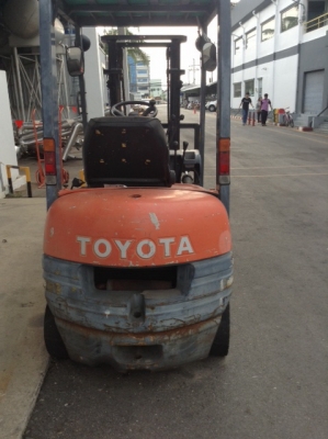 +++ ขายโฟล์คลิฟท์  TOYOTA   รุ่น 6FG15    ขนาด 1.5 ตัน  เครื่องยนต์เบนซิน  เสา  3  เมตร  เกียร์ธรรมดา  งา 1,070  มม. ยางตัน  *** รถสภาพดี  พร้อมใช้งาน  รายละเอียดโทร. คุยได้ครับ  081-659-7598 ***