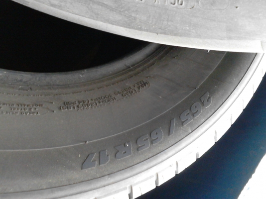 265/65R17 MICEHELIN ชุด สวยๆ 4 เส้น  โทร.081-427-3941