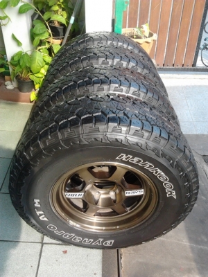 ล้อ TE37x + ยาง Hankook AT 265/75/16 ปี 10 ล้อ TE37x + ยาง Hankook AT 265/75/16 ปี 10