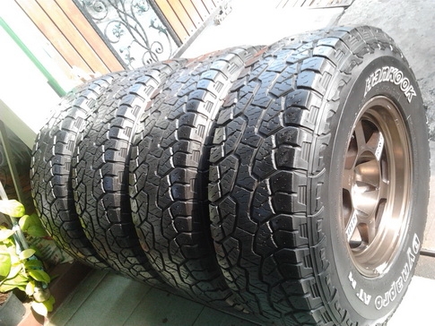 ล้อ TE37x + ยาง Hankook AT 265/75/16 ปี 10 ล้อ TE37x + ยาง Hankook AT 265/75/16 ปี 10