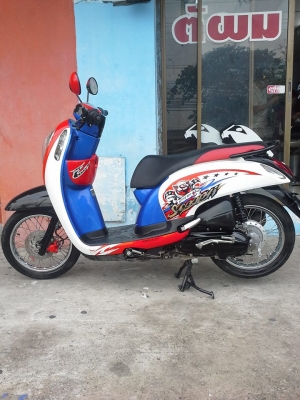 สวยม๊ากมาก All New Honda Scoopy -i ปี 2556 รุ่นใหม่ล่าสุด ลาย Active Boy