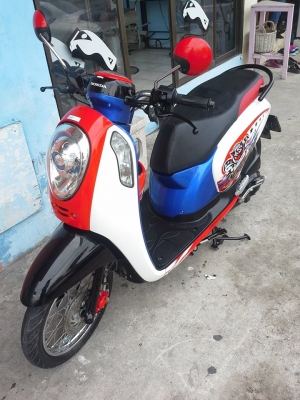 สวยม๊ากมาก All New Honda Scoopy -i ปี 2556 รุ่นใหม่ล่าสุด ลาย Active Boy