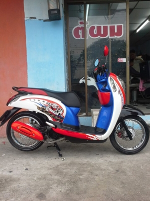 สวยม๊ากมาก All New Honda Scoopy -i ปี 2556 รุ่นใหม่ล่าสุด ลาย Active Boy