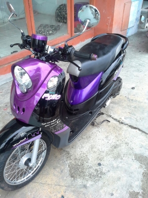 ขับนิ่มขี่สบาย ราคาถูก ฟีโน่ เกแยกส่วน ลายปารีส สีม่วงดำ ปี 2555 ขับนิ่มขี่สบาย ราคาถูก ฟีโน่ เกแยกส่วน ลายปารีส สีม่วงดำ ปี 2555