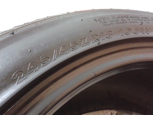 ยาง,245-45-18 SONNY ดอกหนาปี11แก่ๆหนึ่งคู่ 2,000