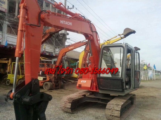 **680,000 บ.ต่อรอง**ขายแบคโฮ สวยๆเก่านอก HITACHI EX60-2 เครื่องเดิมปั้มเดิม ไฟฟ้าเต็ม ช่วงล่าง เต็ม 80-90\% พร้อมใช้งาน เอกสารอินวอย ราคาต่อรองได้เด้อ พี่น้องครับ