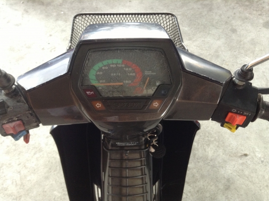 ขาย!!! ซูซูกิคริ๊สตั้น สต๊าทมือ ปี38 รถเครื่องดีคับ ทะเบียนครบ