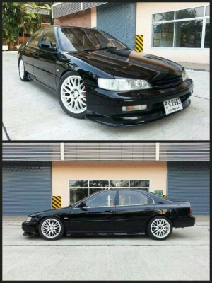ขายACCORD ตัวนอกSUNROOF แอรดิจิตอล เครื่องVTEC ติดLPG ล้อLENSO จอ2ดิน