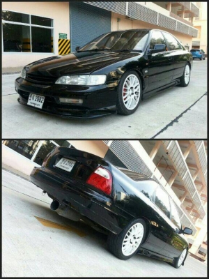 ขายACCORD ตัวนอกSUNROOF แอรดิจิตอล เครื่องVTEC ติดLPG ล้อLENSO จอ2ดิน