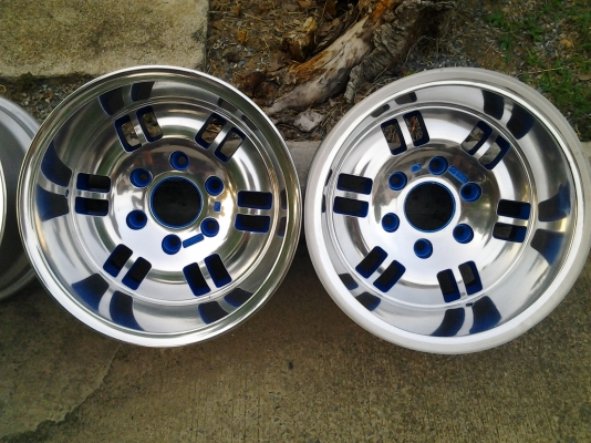 ขายแม็คเรโท ลายฟันหนู 6รู 114  ขอบ15 off-20  ทำสี ปัดเงาใหม่เรียบร้อย **แถมยางดอกเต็มๆปี12 ให้2เส้น