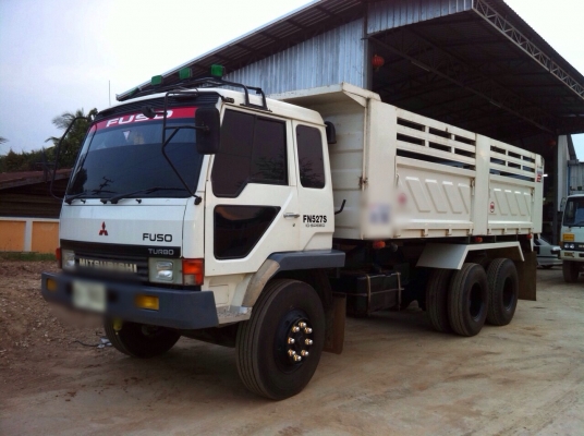 ขายรถบรรทุกสิบล้อดัมพ์ Mitsubishi TG เครื่อง 6D16 turbo 2 เพลาดัมพ์สามมิตร ยางเต็ม รถสวยทะเบียนพร้อม