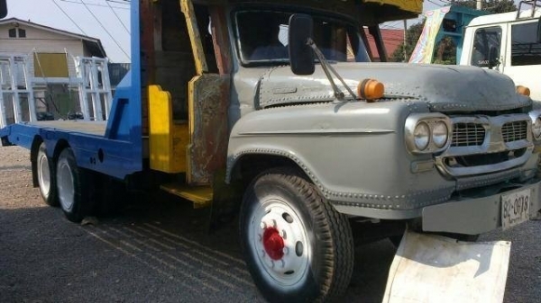 ขายรถบรรทุกสิบล้อเทเลอร์รถเกี่ยว Isuzu เครื่อง 6BF - 175 แรง 1 เพลา ทะเบียนพร้อม