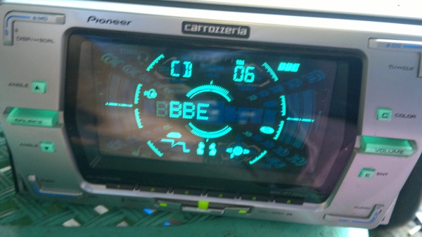 เครื่องเล่นวิทยุ Carrozeria PIONEER สภาพสวยครับ 2 DIMM