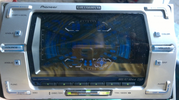 เครื่องเล่นวิทยุ Carrozeria PIONEER สภาพสวยครับ 2 DIMM