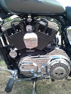 ขาย HD-Sportster xl1200c Y.05 Inv+สรรพสามิตร ท่อV&amp;H ชุดแต่งกระโหลก (ลงหนังสือ)