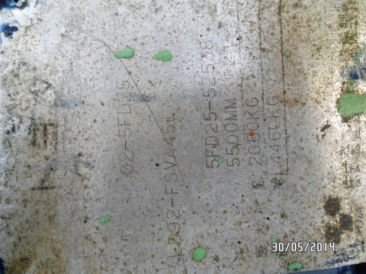 ขายโฟล์คลิฟท์นำเข้าญี่ปุ่น*TOYOTA*5FD25*เสาเข้าตู้5.50เมตรขายที่โคราช