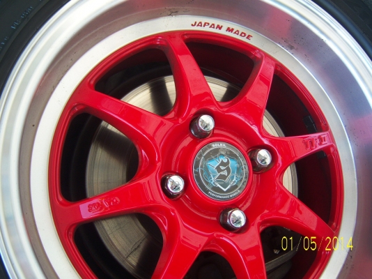 แม็ก195 55 15 พร้อมยางปี12 4รู 100