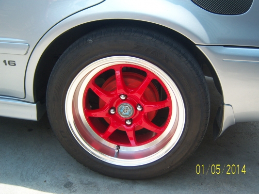 แม็ก195 55 15 พร้อมยางปี12 4รู 100