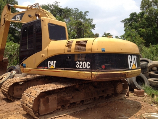 ขายรถแบคโฮCAT320Cรถบ้านมือเดียวออกศูนย์ใช้งานน้อยจอดตกงาน