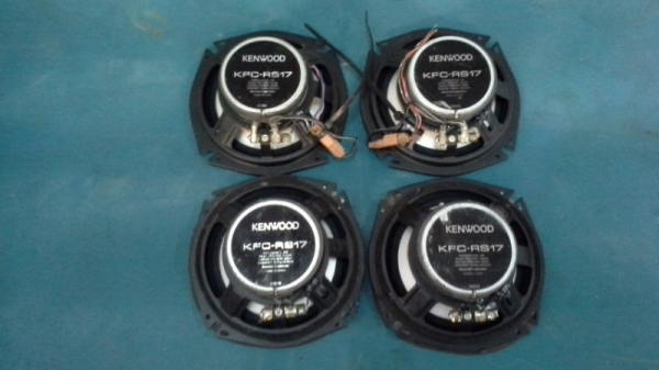 ลำโพง Kenwood 6.5" แกนร่วมสองทาง  ยกชุดสวยๆ  เสียงดี