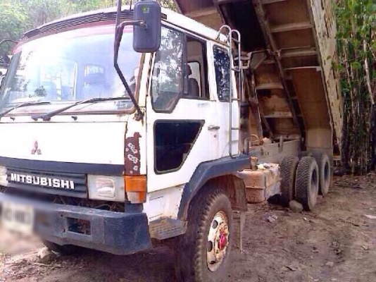 ขายรถบรรทุกสิบล้อดัมพ์ Mitsubishi TD เครื่อง 6D16 - 10 เกียร์ 2 เพลา ทะเบียนพร้อม