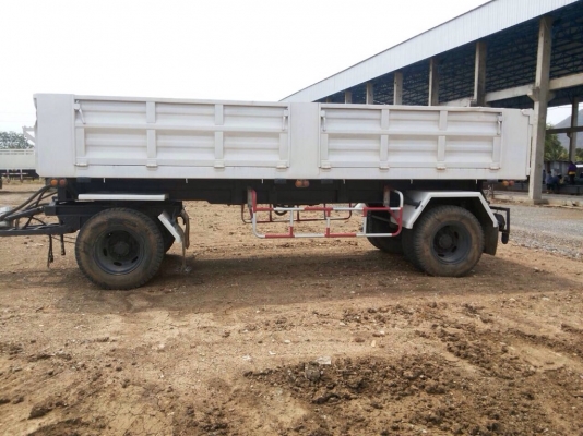 ขายลูกพ่วงเหล็กดัมพ์ 2 เพลา สภาพพร้อมใช้งาน ทะเบียนพร้อม