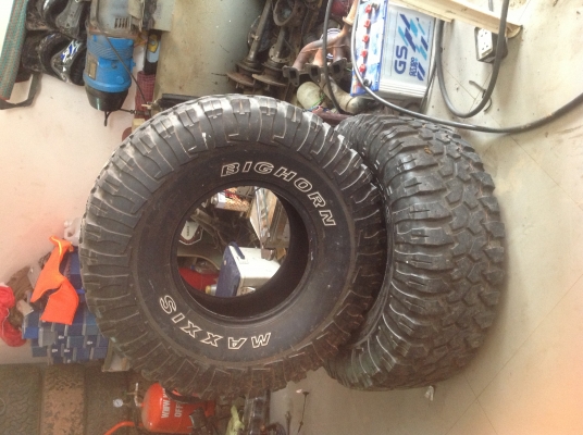 ขายยาง maxxis bighorn 35" ขอบ15