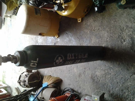 ขาย !! ถังลมอ๊อกซิเจน รุ่นใบเล็ก สภาพดี
