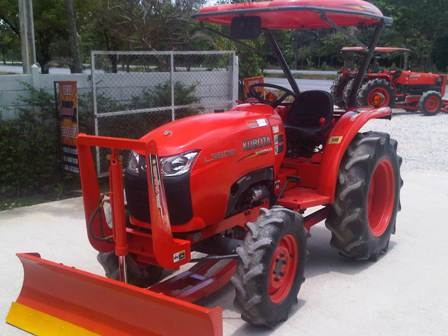 ขายรถไถ Kubota L 3608 (4WD) พร้อมดันหน้าช้างและโรตารี