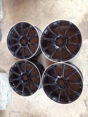 เเม็กมือสอง GTR Sport ขอบ17 4รู100/114 กว้าง7 ออฟ40