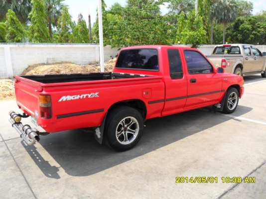 ขายรถกระบะ ไมตี้เอ็กซ์แคป ปี93 เครื่องเดิม 2L เกียร์ธรรมดา ภายในเบาะหนังสวยสะอาด แอร์เย็นฉ่ำ วิทยุ CD ตัวถังเดิม คานหน้าเดิมมีเลข คัสซีสวย แม็ก 15 เครื่องดีมาก เกียร์แน่น รถขับดีครับ ภาษีไม่ขาดต่อ พร้อมใช้ครับ