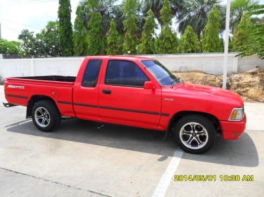 ขายรถกระบะ ไมตี้เอ็กซ์แคป ปี93 เครื่องเดิม 2L เกียร์ธรรมดา ภายในเบาะหนังสวยสะอาด แอร์เย็นฉ่ำ วิทยุ CD ตัวถังเดิม คานหน้าเดิมมีเลข คัสซีสวย แม็ก 15 เครื่องดีมาก เกียร์แน่น รถขับดีครับ ภาษีไม่ขาดต่อ พร้อมใช้ครับ