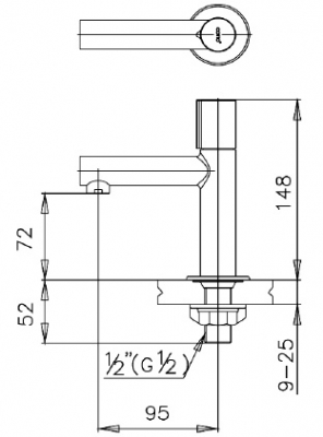 ขายก๊อกน้ำ COTTO(ทองเหลือง)650