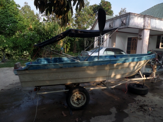 ขายต่อเรือไฟเบอร์พร้อมเครื่อง