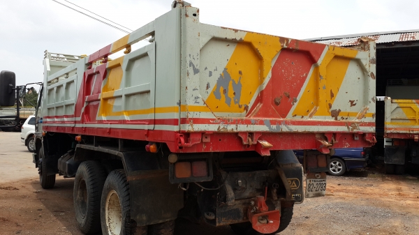 ขายด่วนHINOFM3MNLD240 แรงสองเพลาดั้มแม่ลูกสภาพสวยสุดๆรีบจองโทร0801515451