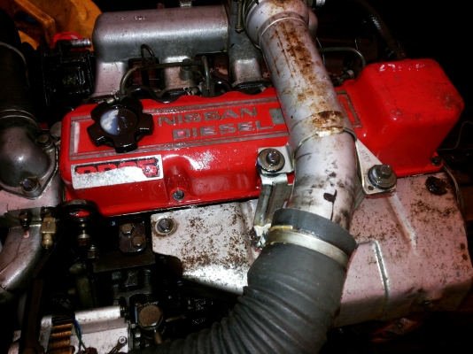 เครื่อง Nissan big m 2500 สภาพดีมากใช้งานน้อย พร้อมใบคุ้ม