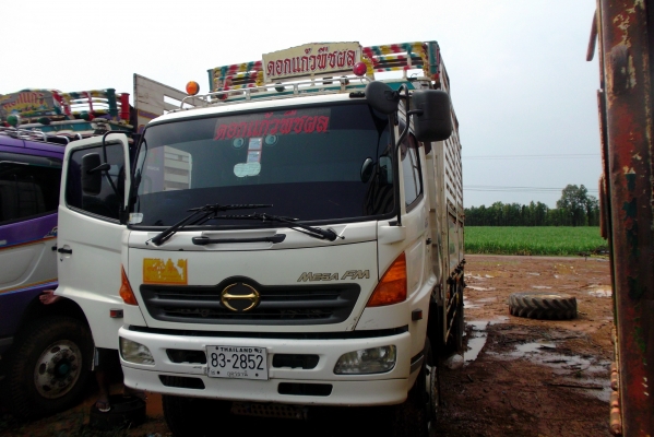 ขายด่วนรถสิบล้อHINOMAGAดรั้มเกษตร320แรงแม้ลูก3คาลปี49