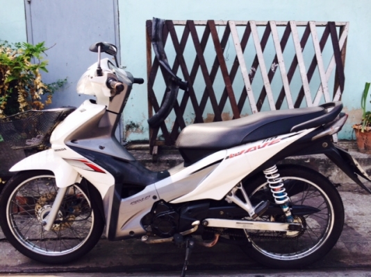 wave110i สตาร์ทเท้า เครื่องดี ชุดสีไม่แตก