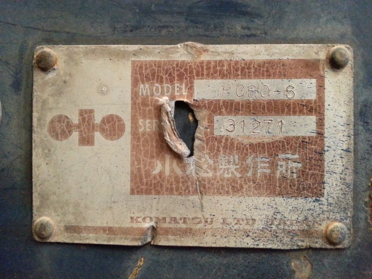KOMATSU PC60-6 31271