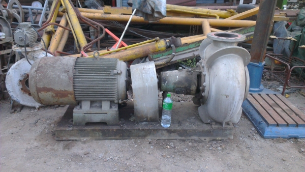 Sell> ขายปั้มน้ำสเตนเลสพร้อมมอเตอร์ 40 แรง พร้อมใช้งาน เข้า 10" นิ้ว ออก 8" นิ้ว ครับ มีมาแค่ตัวเดียว นครปฐมครับ