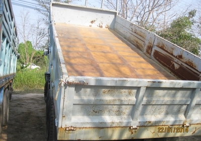 ขาย FXZ23NFY-K 240 แรง โบว์เกาะ สองเพลาดั้มพ์ มีช่องวางเครน โทร 088-4501277