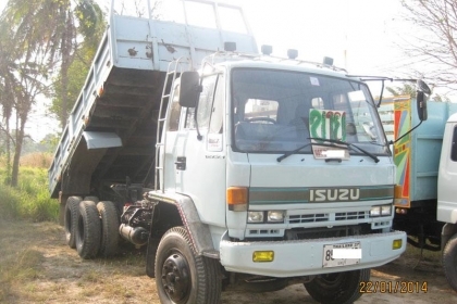 ขาย FXZ23NFY-K 240 แรง โบว์เกาะ สองเพลาดั้มพ์ มีช่องวางเครน โทร 088-4501277