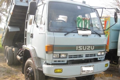 ขาย FXZ23NFY-K 240 แรง โบว์เกาะ สองเพลาดั้มพ์ มีช่องวางเครน โทร 088-4501277