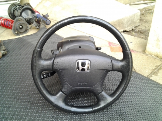 ขายพวกมาลัยHonda SRS Airbag เป็นหนังแท้ กึ่งคาร์บอนเคฟล่า..ยกทั้งชุด..ตามรูป