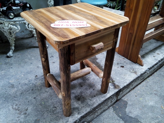 ตู้ Log home ข้างเตียง