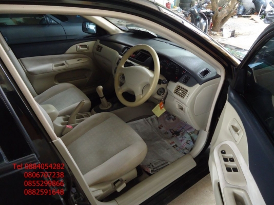 ขาย Mitsubishi New Lancer สีดำสวยมาก ติดแก็ส lpg ราคา 235,000 บาท +++++