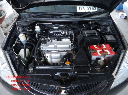 ขาย Mitsubishi New Lancer สีดำสวยมาก ติดแก็ส lpg ราคา 235,000 บาท +++++