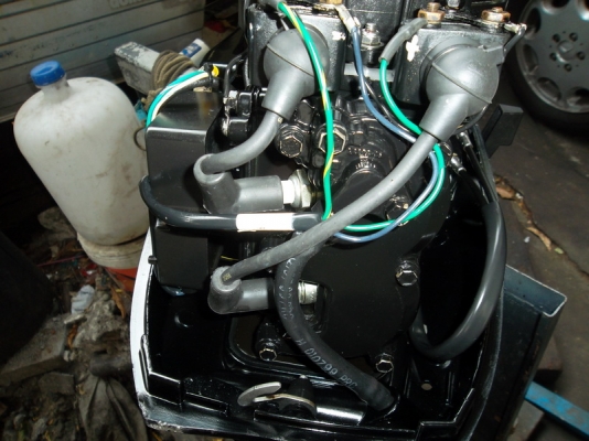 เครื่องเรือ mercury seapro 15 hp หางสั้นสวยๆ