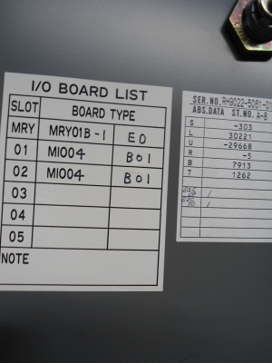 ตู้ control yasnac mrc k10